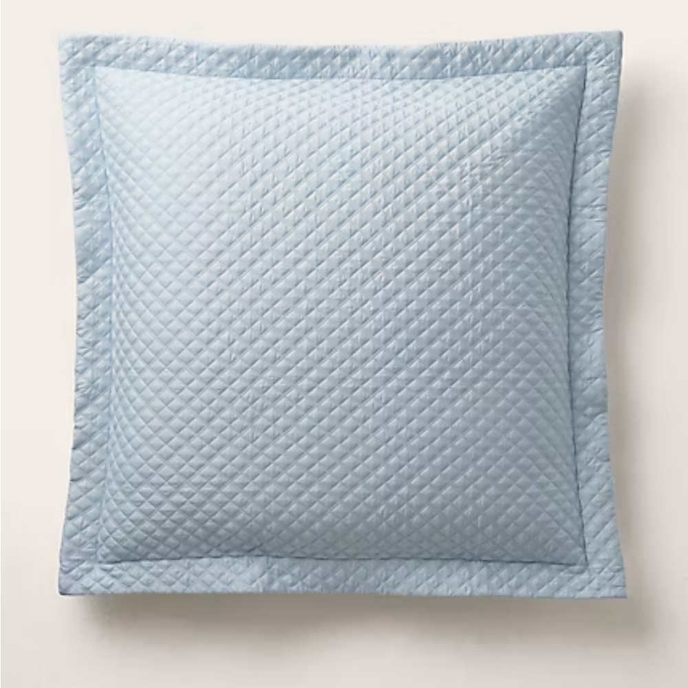 Ralph Lauren Home Argyle Quilted Sateen Euro Sham